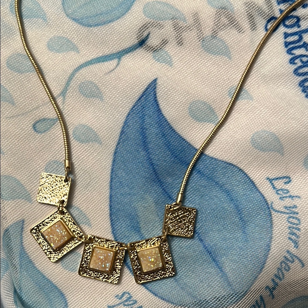 Apt. 9 Gold-Tone Square Necklace - Picture 3 of 5